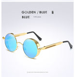 Silver Black Metal Polarized Sunglasses Gothic Steampunk Sunglasses Mens Womens Fashion Retro Vintage Shield Eyewear Shades 372