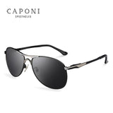 Caponi Driving Photochromic Sunglasses Men Polarized Chameleon Discoloration Sun glasses for men oculos de sol masculino RB8722