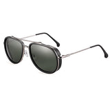 POLARKING Brand Steam Punk Polarized Men Sunglasses Gafas De Sol Fashion Men's Driving Metal Sun Glasses Fishing Travel Eyewear