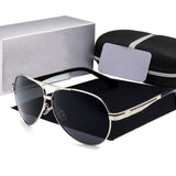 Polarized sunglasses Men women sun glasses high quality uv400 with logo Driving pilot Glasses Oculos De Sol Universal