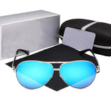 Polarized sunglasses Men women sun glasses high quality uv400 with logo Driving pilot Glasses Oculos De Sol Universal