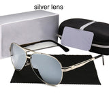 Polarized sunglasses Men women sun glasses high quality uv400 with logo Driving pilot Glasses Oculos De Sol Universal